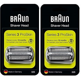 Braun 32S Series 3 Shaver Foil and Cutter Head Remplacement, 2 Count by Braun