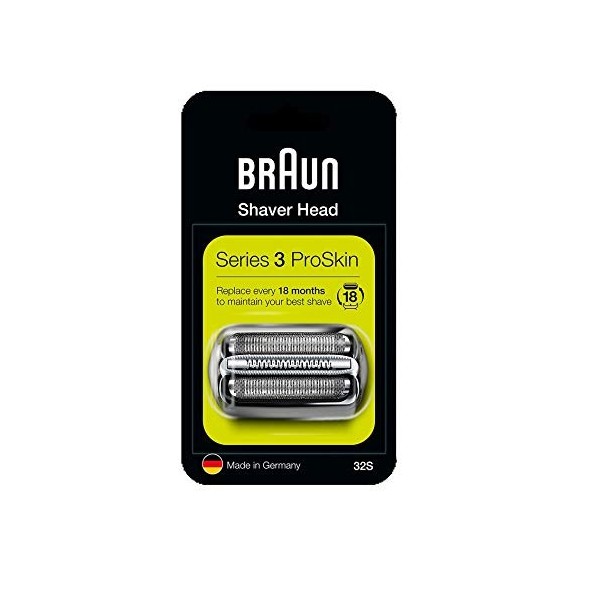 Braun 32 S Série 3 Rasoir Et Cassette De Remplacement Tête Rasage, Comte 2