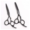 Ciseaux de coiffure professionnels en acier, ciseaux à effiler, ciseaux de coupe, ciseaux de coiffure pour salon couleur : b