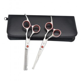 minkissy 3 Pièces Costume Professionnel Tondeuses De Barbier Coupe-Cravate Pour Barbier Cisailles Kit Coiffeur Ciseaux Pour C