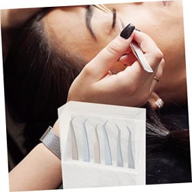 FRCOLOR 5 Pièces Pince À Épiler Support De Rangement Support À Outils Étagère En Marbre Pince À Cils Pour Faux Cils Support D