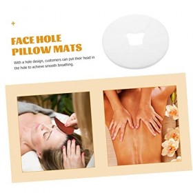 ABOOFAN 500 Pièces Matelas À Vapeur Masseur Facial Masque À Vapeur Masque En Silicone V Lit De Massage À Vapeur Coussin Facia