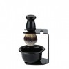 YOMIIN Brosse de Nettoyage Mens Shaving Brush Bracket Set Shaving Brush Bracket Bracket Beard Brush Shaving Beard Cleaning K