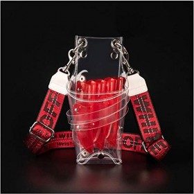 QULACO Holster Coiffure Ciseaux Pochette, TPU Transparent Salon Coiffeur Coiffeur Coiffure Outils De Transport Sac pour Cisea