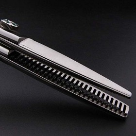 GaoF Ciseaux de Coiffure Amincissants de 6 Pouces Ciseaux à Double Lame avec boîte en Bois , résistants à la Corrosion Arge