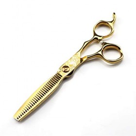 Ciseaux de Coupe de Cheveux Set - 6.0" Ciseaux de Coiffure Ciseaux Dilution Toilettage Styling Kit 440C en Acier Inoxydable -