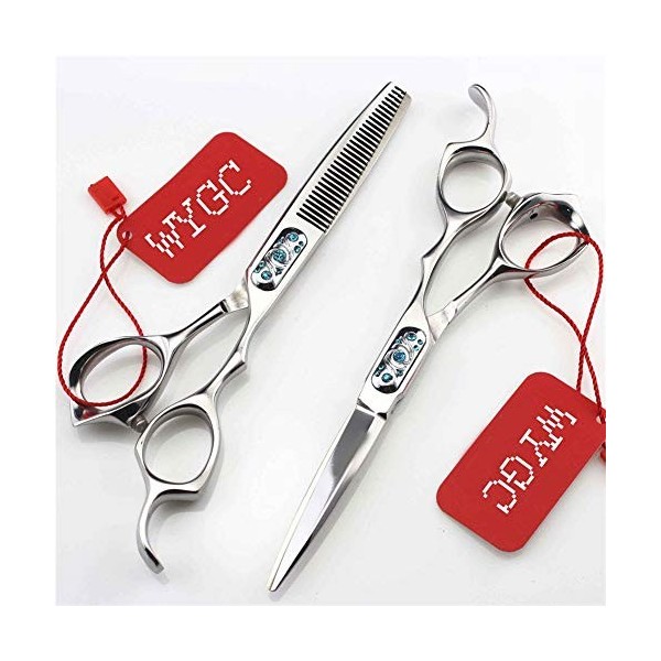 WYGC Scissors Ciseaux Coiffure Professionnel Salon Styliste Cisailles Ciseaux De Coiffure et Ciseaux de Coiffeur Amincissants