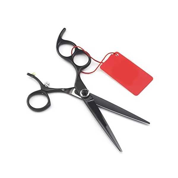 Ciseaux de coupe de cheveux, 6"ciseaux de cheveux outils de salon de coiffure ciseaux de barbier poignée rotative ciseaux de 