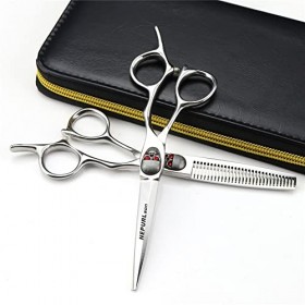 leybold Ensemble De Ciseaux De Coiffure Professionnels, Kit De Cisailles Déclaircissement De 6,0 Pouces, avec Accessoires De