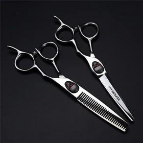 leybold Ensemble De Ciseaux De Coiffure Professionnels, Kit De Cisailles Déclaircissement De 6,0 Pouces, avec Accessoires De