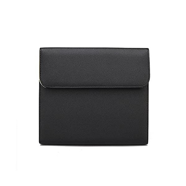 Beiyasi PU Cuir Ciseaux Support Pochette étuis Sacs à Outils pour Salon barbier Coiffeur Cheveux Ciseaux Sac de Rangement Noi