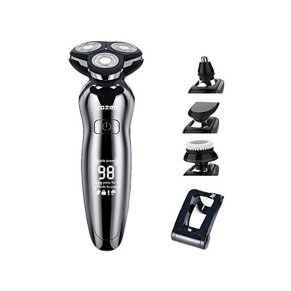 BECCYYLY Rasoir électrique4D Hommes Tondeuse à Cheveux électrique USB Rechargeable Tondeuse à Cheveux Professionnelle Coupe-C