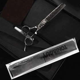 Ciseaux De Coiffure Professionnels 6 Pouces Poignée Rétro Ciseaux À Dent Ciseaux Haute Qualité 440C En Acier Inoxydable Barbe
