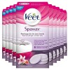 Veet Spawax Recharges de Cire Epilation sans Bandes - Jambes, Maillot, Aisselles, Bras - Figue Sucrée et Lys Violet 60 Disqu