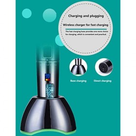 FSCLJ Tondeuse à Cheveux 100-240V Tondeuse à Cheveux sans Fil Kit de Rasoir à Barbe sans Fil Rechargeable, avec Station de Ch