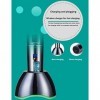 FSCLJ Tondeuse à Cheveux 100-240V Tondeuse à Cheveux sans Fil Kit de Rasoir à Barbe sans Fil Rechargeable, avec Station de Ch