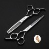 Ciseaux cheveux Gaucher coupe de cheveux Ciseaux Kit 6 pouces professionnel coiffure Ciseaux de coupe en acier inoxydable Cis