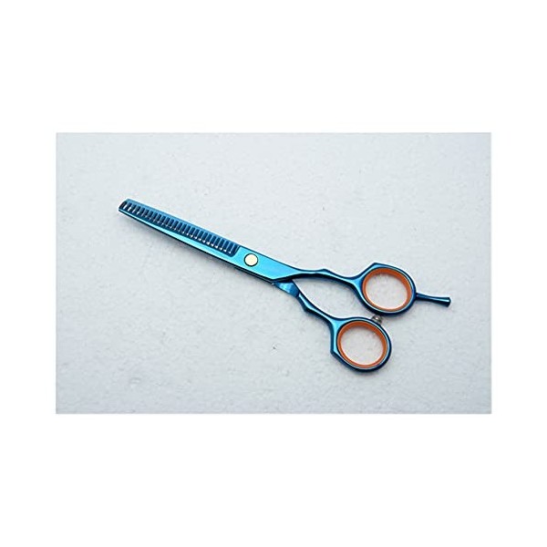 Ciseaux à cheveux, ciseaux de coupe, ciseaux à effiler, outils de coiffure couleur : coupe, ajouter un étui L amincissemen