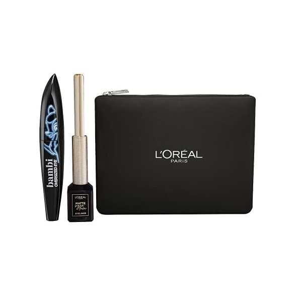 L’Oréal Paris - Mascara Effet Faux Cils Œil de Biche XXL - Volumateur, Allongeant, Recourbant - Sans Paquets - Bambi Oversize