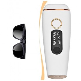 huanzhi Epilateur Lumiere Pulsee, éPilation Laser Dermaskin Epilation Doux Et Indolore Depilation Laser, pour Femme Et Homme,