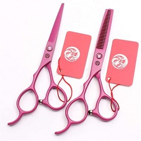 Ciseaux de coiffure professionnels pour gaucher-ciseaux à cheveux pour main gauche-ciseaux de coupe de cheveux pour gaucher e