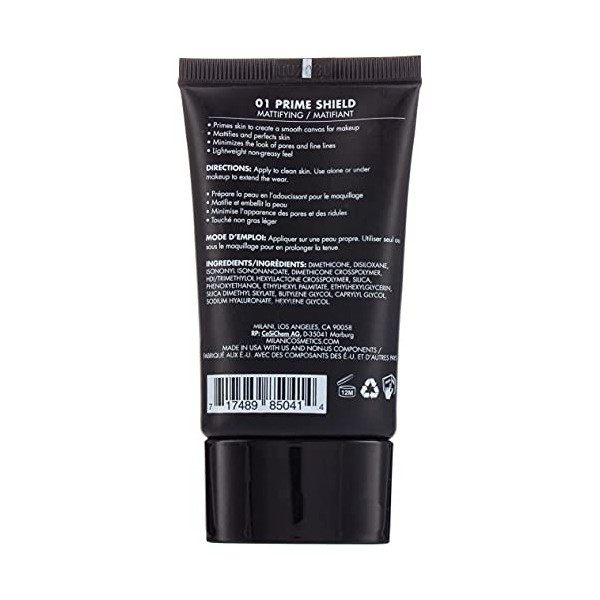 MILANI Prime Shield Mattifying + Pore Minimizing face Primer