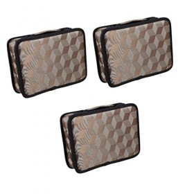 LALAFINA 3 Pièces Kit De Barbier Trousse Daccessoires De Coiffeur Mallette à Outils De Barbier Organisateur Dinsert Fourre-