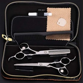 6,0 Pouces Ciseaux De Coupe De Cheveux Ciseaux De Coiffure Salon De Coiffure Set Professionnel Droites Dents Plates Dilution 