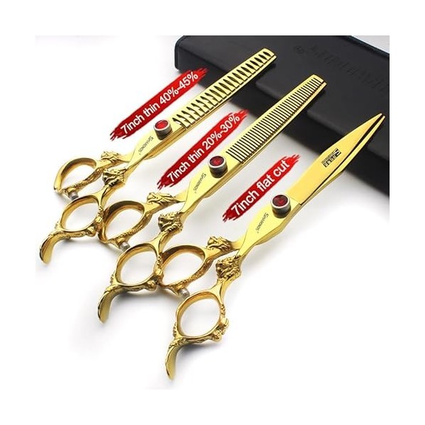 6/7 / 8/9 pouces coupe de cheveux professionnel Slim ciseaux set japonais ciseaux de coiffeur hommes ou femmes ciseaux de coi