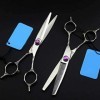 Ciseaux de coiffure professionnels violets, colorés, pour salon de coiffure ou usage domestique, ensemble en option H 6 pouce