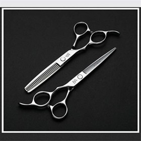 Chaomeiart Gauche Ciseaux Main Coupe De Cheveux Coiffure Set Sourdine Professional 6.0 Pouces Effiler Ciseaux Plat Dents Cise
