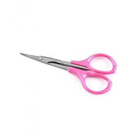 HZH Ciseaux artisanaux Pointe pointue Maquillage Ciseaux à sourcils Beauté en acier inoxydable Petite manucure Coupe Ciseaux 