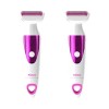 FRCOLOR 2 Pièces Epilateur Rasoir Femme Épilateur Tondeuse à Sourcils Taille Des Sourcils Violet Tondeuses Manquer