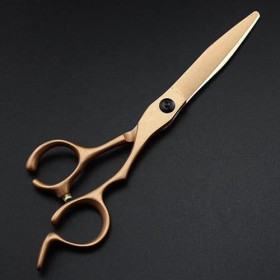 Ciseaux de coupe de cheveux, 6 pouces, or Rose, pour Salon de coiffure, ciseaux amincissants, en acier inoxydable 440, ciseau...