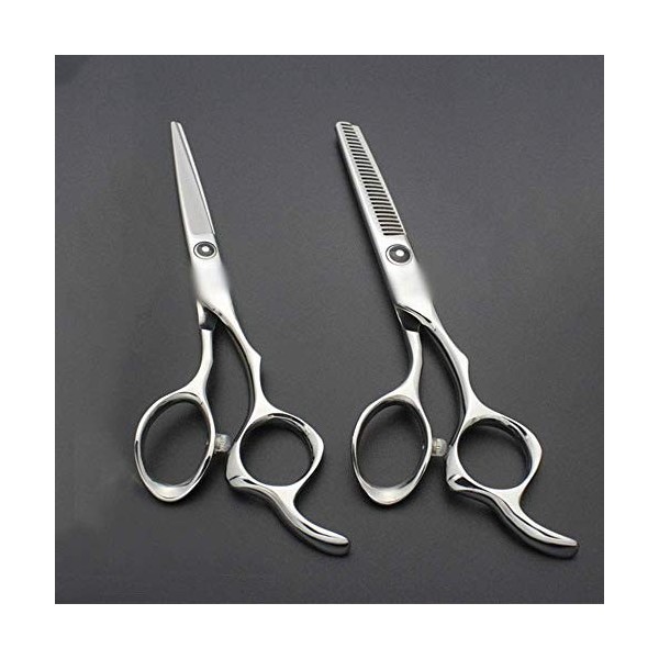 GaoF Ensemble de Coiffure Professionnel de Ciseaux Plats + Dents de 5,5 Pouces, Ciseaux de Coiffure Professionnels Haut de Ga