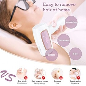 Épilation IPL pour Femmes, Appareil Dépilation IPL Indolore Domestique Machine Dépilation Professionnelle pour Tout le Corp