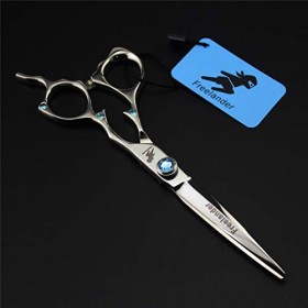 Professional 6.0 Pouces Argent Ciseaux de Coiffure + Diluant Dents Coupe de Cheveux Ciseaux 440C Set Haut de Gamme Barber Sal