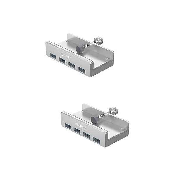 POPETPOP 2 Pcs 4 Ports Usb30 Hub Port DAlimentation Hub De Charge USB C Répartiteur De Hub De Données USB Hub USB Alimenté R