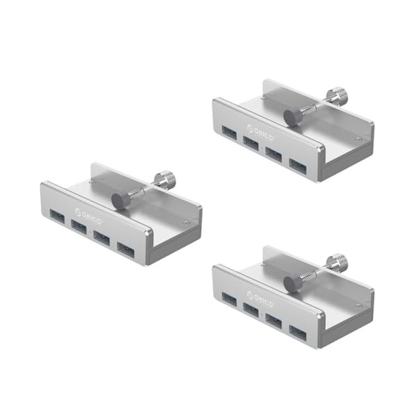 POPETPOP 2 Pcs 4 Ports Usb30 Hub Port DAlimentation Hub De Charge USB C Répartiteur De Hub De Données USB Hub USB Alimenté R