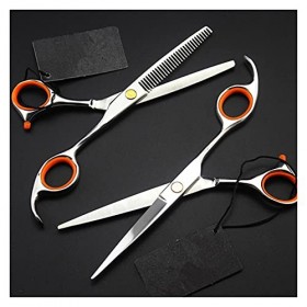 Ciseaux de coupe de cheveux de coiffure de 6 pouces, ciseaux de coupe de cheveux de coiffeur amincissants, ciseaux de coupe d