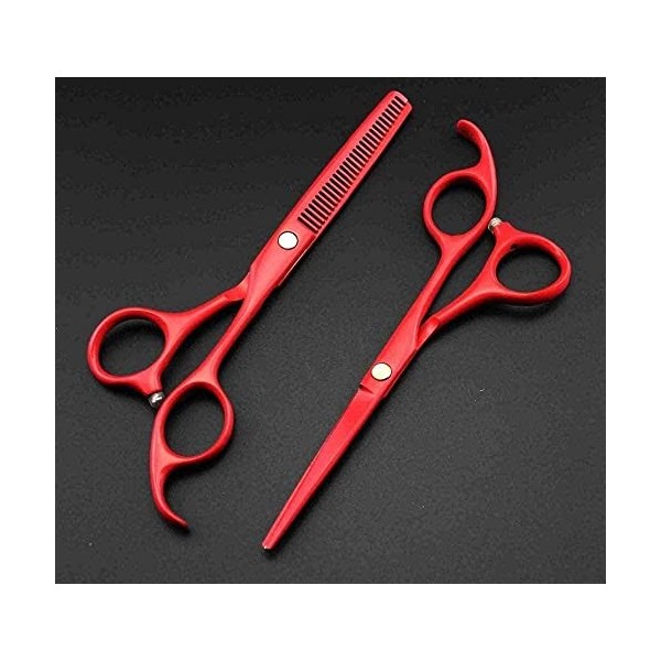 Ciseaux de coiffeur professionnels 440c 9cr13 Peinture pour piano noir 5,5 pouces Ensemble de ciseaux de coiffure Ciseaux ami