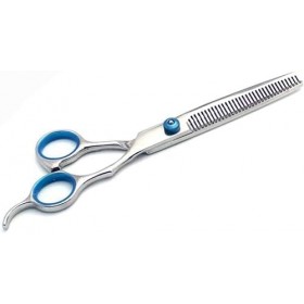 Ciseaux de coiffeur 7 pouces ciseaux de coiffure ensemble de tondeuses à cheveux domestiques ciseaux plats ciseaux de coiffeu