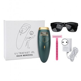 Appareil Dépilation IPL 5 Engrenages de Longueur Donde Refroidissement de la Peau 990000 Flashs Épilateur Machine 100‑240V 