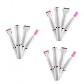 Mobestech 3 Pcs 4 Femmes Visage Rasoir Électrique Visage Rasoir Pour Femmes Rasoirs Électriques Pour Femmes Visage Femme Chev