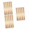 minkissy 3 Pcs Support De Ciseaux En Bois Massif Cisailles Étui De Rangement Porte-Ciseaux De Coiffeur Organisateur De Ciseau