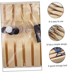 minkissy 3 Pcs Support De Ciseaux En Bois Massif Cisailles Étui De Rangement Porte-Ciseaux De Coiffeur Organisateur De Ciseau