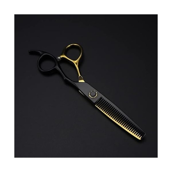 Ciseaux de coupe de cheveux, ciseaux à cheveux professionnels en acier 440c 6 et roulements en or, coupe de cheveux, ciseaux 