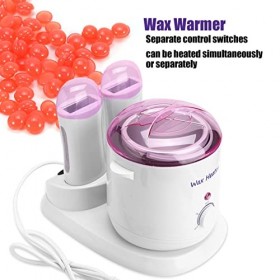 Machine de chauffage de cire, ABS 3 en 1 180W Interrupteur de commande séparé amovible Chauffe-cire Amovible Économie de trav
