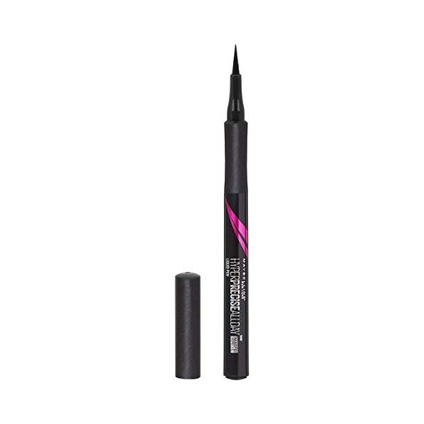 Maybelline New-York – Liner Feutre – Hyper Precise Allday – Tenue jusqu’à 24h – 701 Matte Onyx – 1 ml