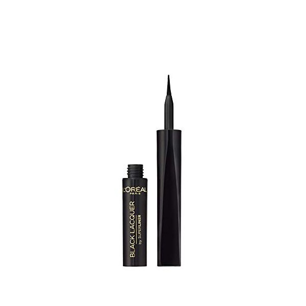 LOréal Paris Super Liner Black Lacquer Eyeliner Fluide Lacquer Noir 1 Unité